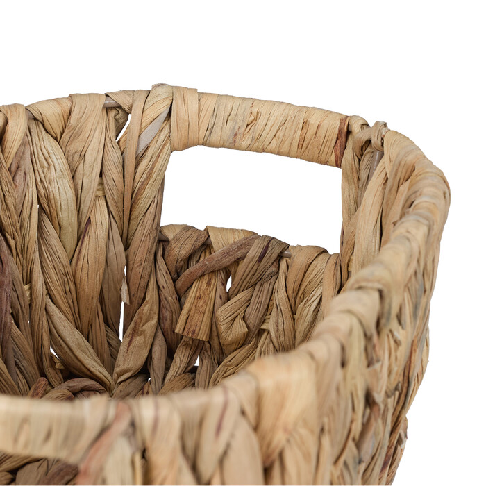 Relaxdays Oval Storage Baskets, 3-Piece Set