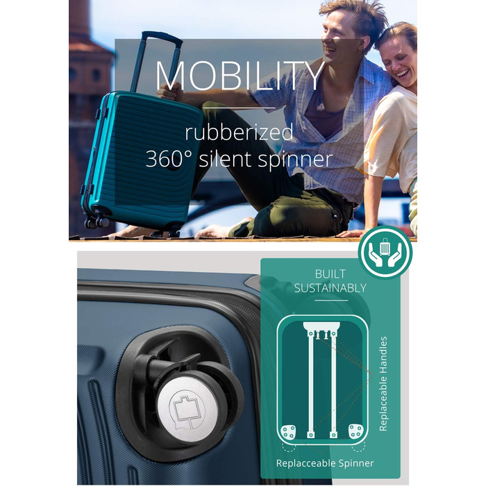 Чемодан великий хардлайнер 77 см, TSA, 130 л, розширення об'єму, темно-синій