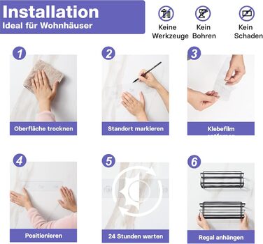 Дзеркальна поличка для душу KINCMAX з нержавіючої сталі без свердління, самоклеюча, з гачками (срібна) – хвиляста, срібна (набір з 2 шт. – пряма, чорна)