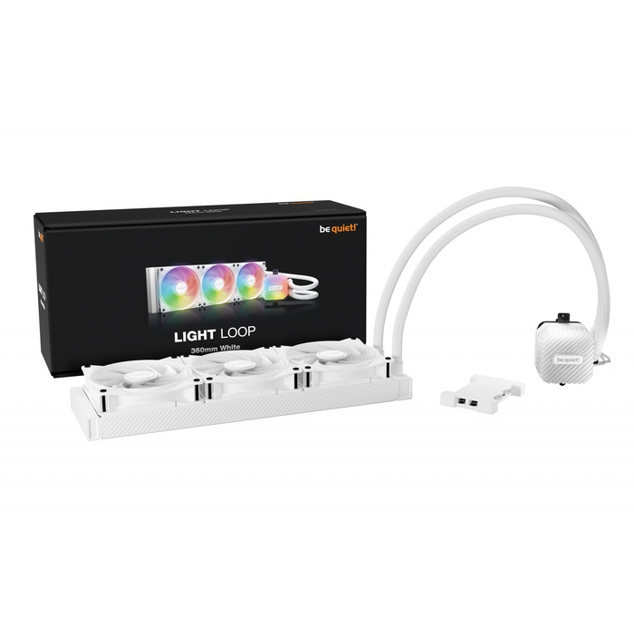 Рідинне охолодження процесора be quiet! Light Loop 360mm ARGB Біле