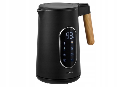 Електричний чайник Lafe KettleX Pro, 2200 Вт, 1,7 л, чорний