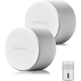 Зволожувач повітря Pro Breeze Osmo - безшумний, з можливістю поповнення. Ідеально підходить для дому, спальні, шафи, авто. Міні-зволожувач повітря без живлення, таблетка 700г (до 100 днів). Таблетка для поповнення