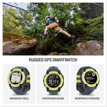 Розумний годинник Garmin Instinct E 40 мм – GPS, Multisport, 60+ спортивні додатки, до 14 днів роботи від акумулятора, Electric Lime/Twilight