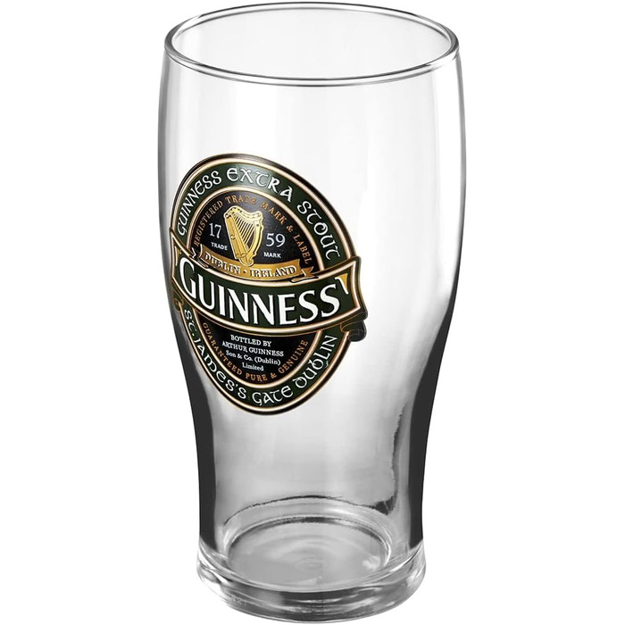 Guinness Irland Kollektion: Набір з 2 скляних пінт у традиційному стилі