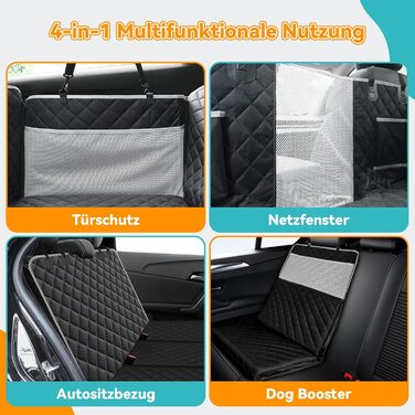 Килимок для собак у машину з жорсткою основою, водовідштовхуючий, антиковзкий, легко миється. 8-шаровий матеріал, багатофункціональний дизайн, захист від подряпин.