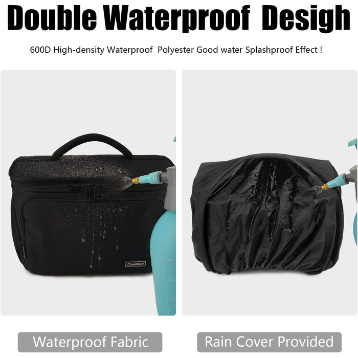 Захисний футляр для дзеркальної камери Cwatcun, вологостійкий, для Canon, Nikon, Sony, Fuji, DLR/LR, чорний, XL