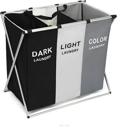 YIHAOBOX Laundry Baskets Large Foldable Laundry Bag Dirty Basket Waterproof Clothes Classification Bathroom Organizer - Laundry Basket - Laundry Chest