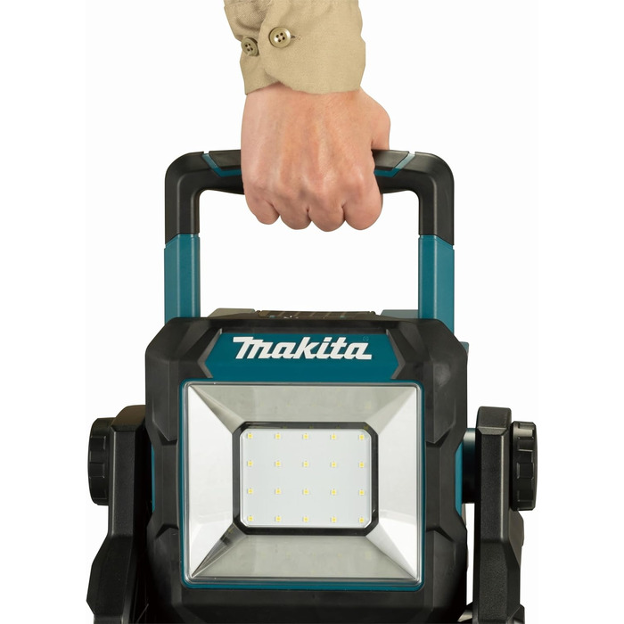Світлодіодний акумуляторний прожектор Makita ML003G 18-40V, 1100 лм, 2 режими яскравості, IP65, поворот 240°, без акумулятора та зарядного
