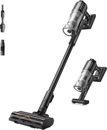 Dreame Z10 - Бездротовий пилосос з потужністю 190AW, LED-дисплеєм та функцією розпізнавання бруду, синій LED, для прибирання дому, шерсті тварин та килимів