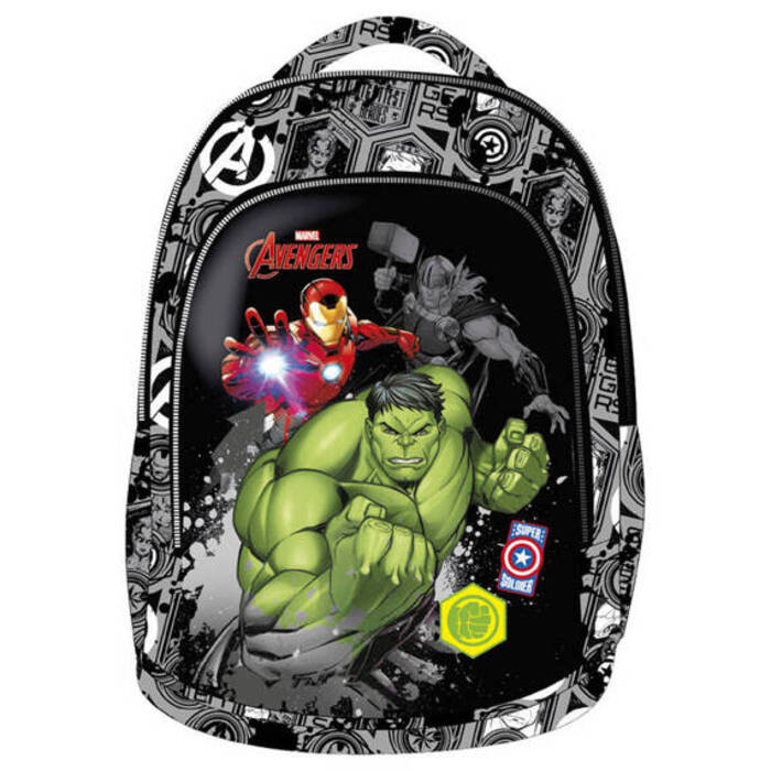 Багатовідсіковий шкільний рюкзак Avengers CoolPack, багатоколірний, 21 л