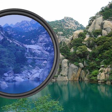 NEEWER Набір фільтрів для об'єктива 9шт, 58mm: червоний, оранжевий, синій, жовтий, зелений, коричневий, фіолетовий, рожевий, сірий. Аксесуари для камери