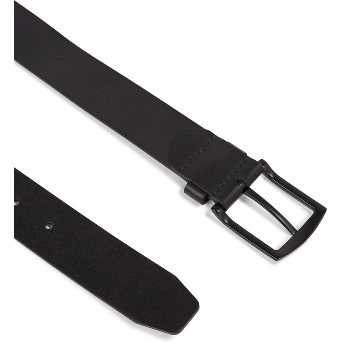 Чоловічий шкіряний ремінь Tommy Hilfiger Denton Matte 3.5, чорний