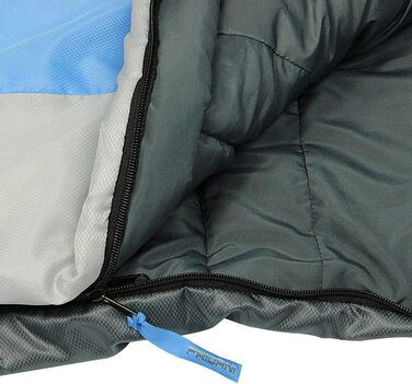 Fridani Kids Sleeping Bag PB 180x90cm XXL Quilt Sleeping Bag -12°C Blue Warm Water-Repellent Washable