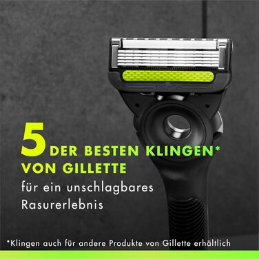 Смінні леза для чоловічої бритви Gillette Labs, чорні, 12 шт