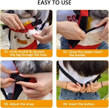 Портативна переносна сумка-рюкзак для собак та котів, XL, червона. Зручна для подорожей, походів, кемпінгу. Регульована, з 4 отворами для лап. Підходить для маленьких та середніх собак та котів, цуценят.