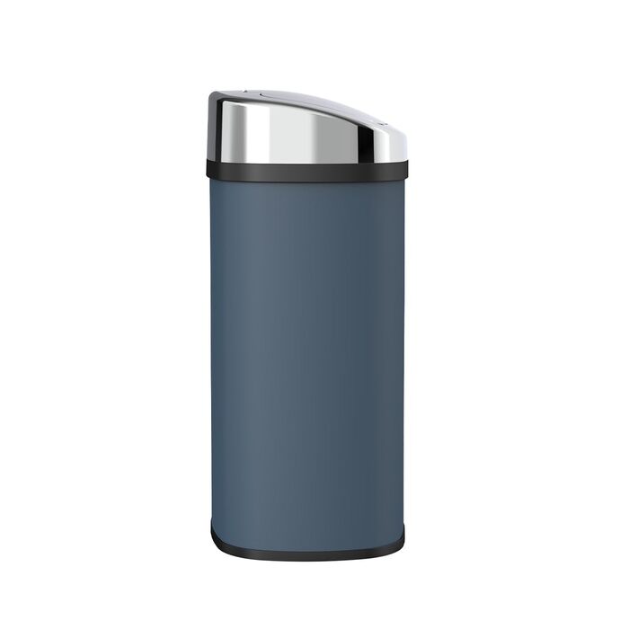 Відро для сміття кухонне автоматичне Majestic, 58 л, з нержавіючої сталі, матовий сірий
