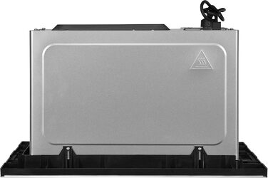 Вбудована мікрохвильова піч Exquisit EMW20-DG-020 Inox: 800 Вт, 1000 Вт гриль, 8 програм, діаметр підноса 27 см, нержавіюча сталь