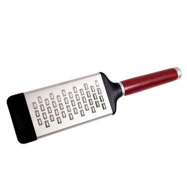Терка двостороння KitchenAid Almond Creme (середня) з нержавіючої сталі для сиру та овочів