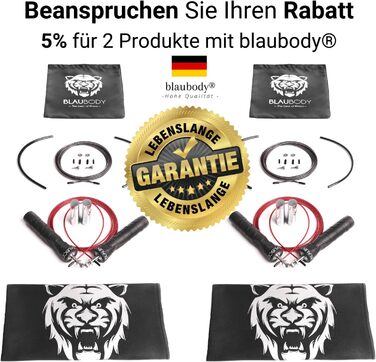 Speed rope with weight, ball bearings (2x160g included + microfiber towel + 2 replacement ropes) Speed rope for adults, fitness, boxing, training, MMA, jump rope, weighted jump rope