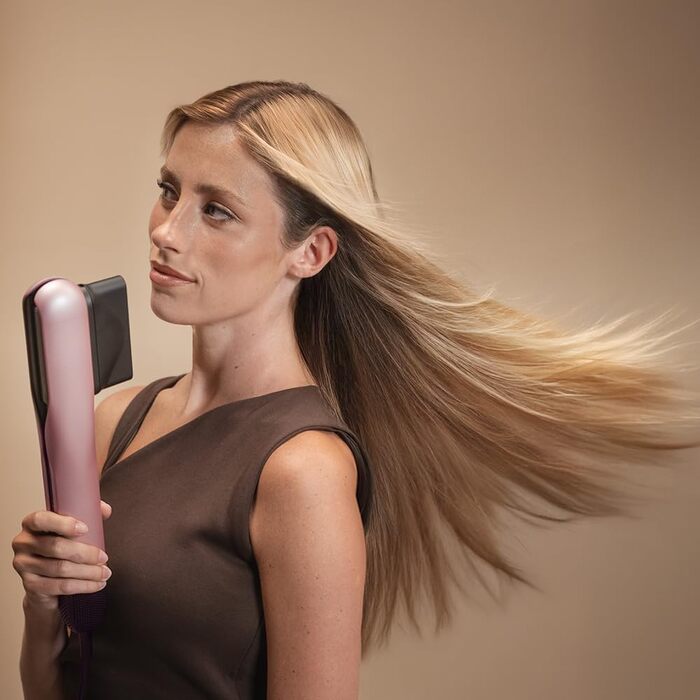 Випрямляч для волосся Cecotec AirLisse 2in1 ForceDry Champagne 1000W з функцією іонізації та безщітковим мотором