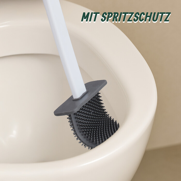 Wall-Mounted Toilet Brush