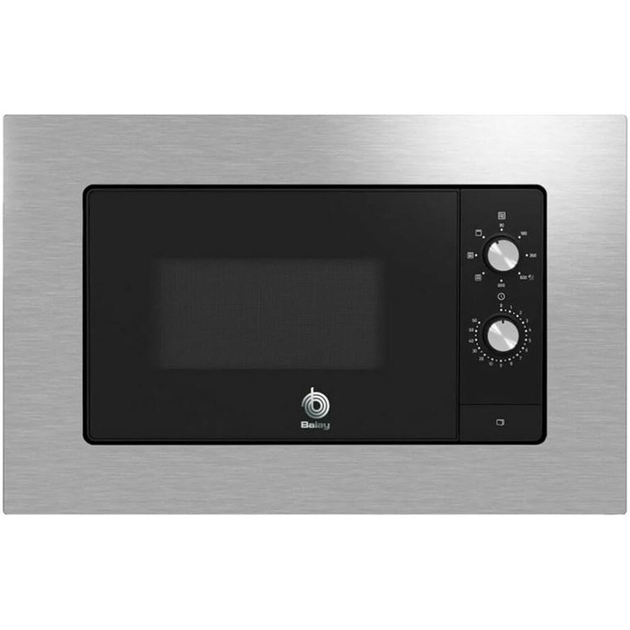 Вбудована мікрохвильова піч Balay 3CG6112X3 з нержавіючою сталлю, 38 см, 20 л, механічне керування