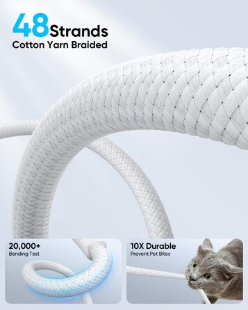 Кабель USB-C SUNGUY, 30 см, USB 3.0 Gen 2, 10 Гбіт/с, для iPhone, Galaxy, Google Pixel, Android Auto, Huawei