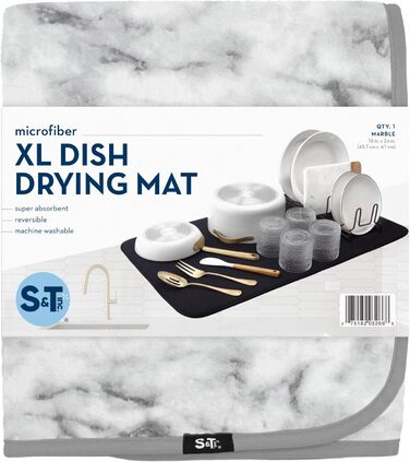 Підставка для посуду S&T INC. 18' x 24' антрацит (мрамор)