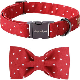 Ошатний нашийник для собак та котів з бантиком, міцний, регульований, для дівчаток та хлопчиків, L