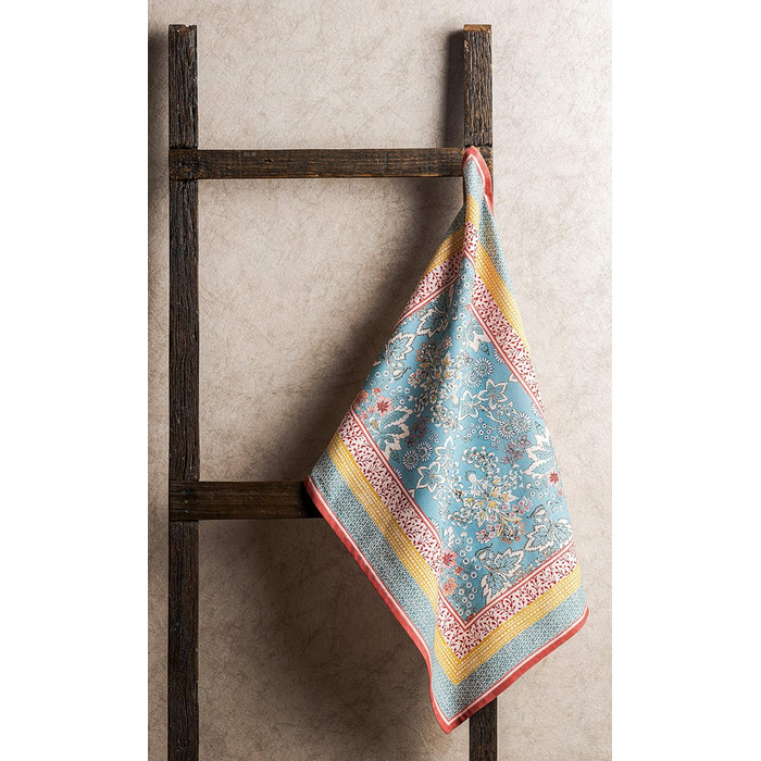 Maison d'Hermine Marquise 100% Cotton Set of 3 Multi-Purpose Kitchen Towels Soft, absorbent dish towels | Dish towels | Bar towels | Spring/Summer (50 cm X 70 cm)
