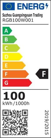 RGB LED прожектор 100 Вт для вулиці, водонепроникний IP68, 16 млн кольорів, 20 режимів, смарт керування, ландшафтне освітлення для саду