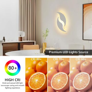 LED настінний світильник Dorlink для дому: спальня, вітальня, коридор, сходи. Art Deco, 12W, тепле світло, 3 кольори, регулювання яскравості