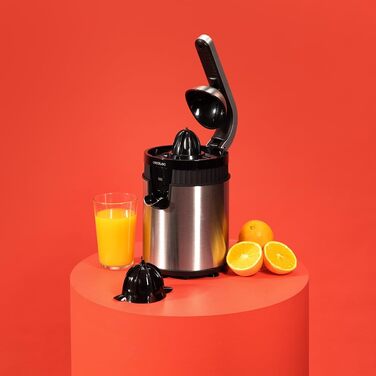 Електрична соковитискачка для цитрусових Cecotec Xqueeze RetroJuice 600 Green - 600 Вт, нержавіючий фільтр, зелений колір