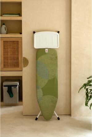 Чохол для прасувальної дошки Brabantia Calm Rustle Size B (124x38 см), бавовна, з м'яким шаром піни та повсті, іржавий відтінок