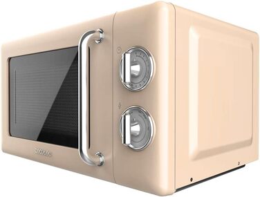Мікрохвильова піч Cecotec Proclean 5110 Retro Blue, 20л, 700W, з грилем, 8 програм, таймер 60хв, функція розморожування, вінтажний дизайн, блокування від дітей