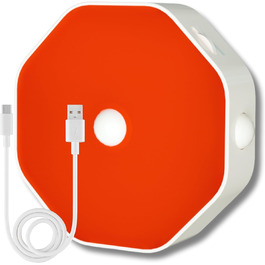 Нічна лампа-кліпса для читання Toys4Boys: LED, 360° гнучкий світильник для книг, червоний сенсор, 8 LED, для читання в ліжку