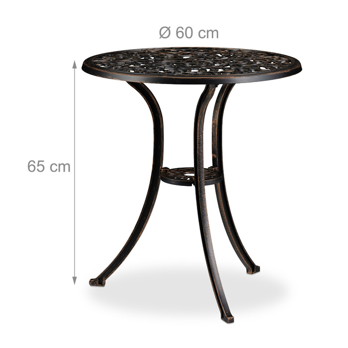 Relaxdays Balcony Furniture Set in Antique Design