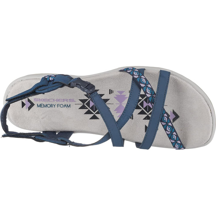 Сандалі жіночі Skechers Reggae Slim-Vacay Navy Duraleather 37 EU