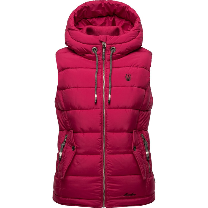 Легка перехідна жилетка ARIKOO Daen з капюшоном, степна жилетка, кольори XS-3XL (XS, Фуксія)
