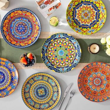 Набір посуду з порцеляни Vancasso (18 предметів) для 6 осіб: тарілки, десертні тарілки, миски, серія KRVI