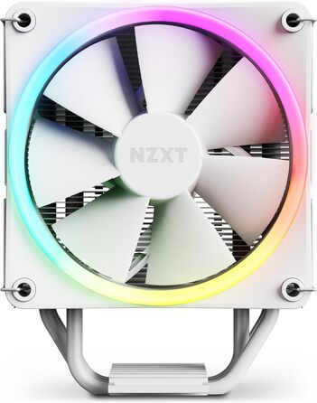 Охолоджувач повітряної циркуляції NZXT T120 RGB - білий, 120 мм, для Intel/AMD, 4 теплові трубки