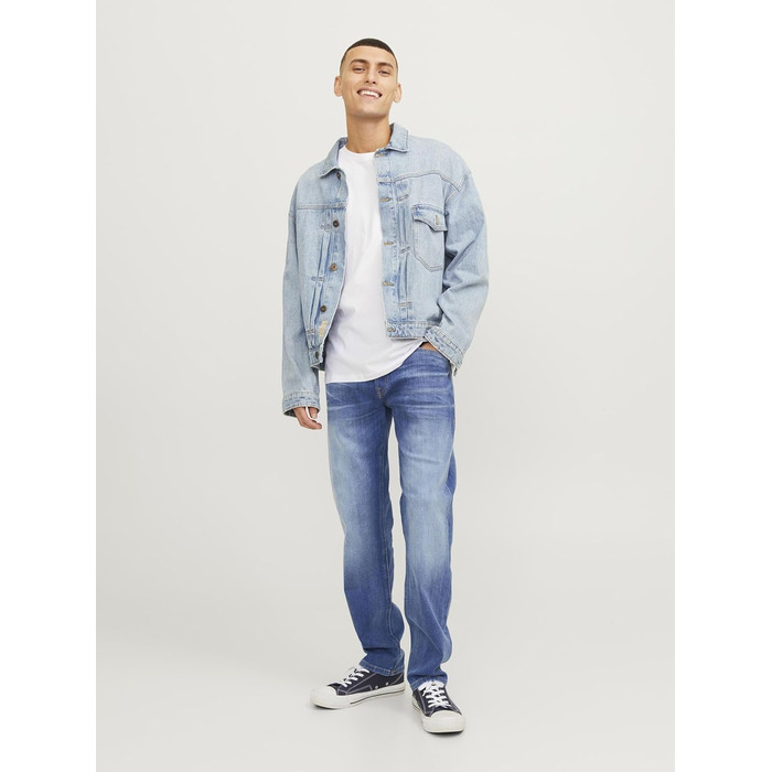 Джинси чоловічі JACK & JONES JJIMIKE Original Comfort Fit сині (36W/32L) з деніму